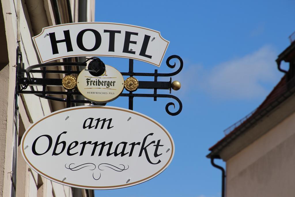 Hotel Am Obermarkt Freiberg Bagian luar foto